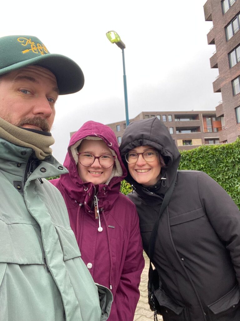 Thuis bij familie over de kook december