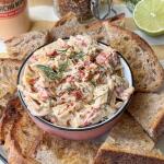 pittige krabsalade