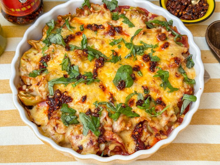 Top 10 recepten van juni 2025 Tortellini ovenschotel met crispy chili olie – populairste recept juni 2025