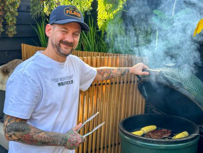 Thuis bij familie over de kook: week 33